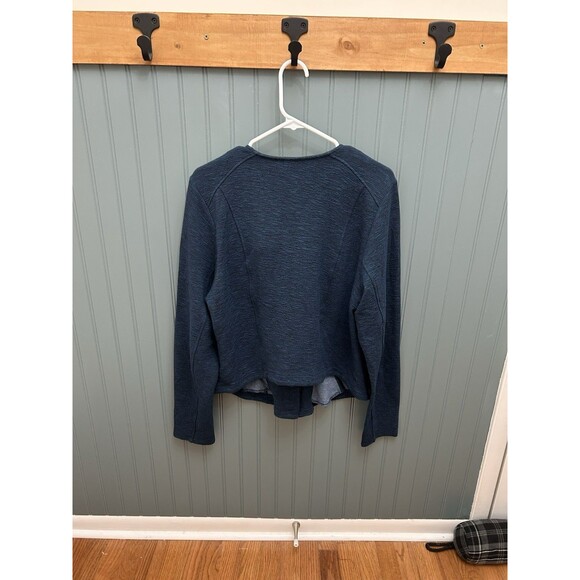 Torrid Size 2 Jacket Textured Knit Teal Green Moto Jacket Stretch 2X - Picture 3 of 6